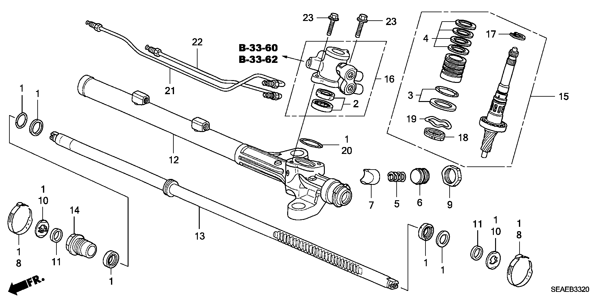 Honda 53449-S2G-003 - Colier de fixare aaoparts.ro