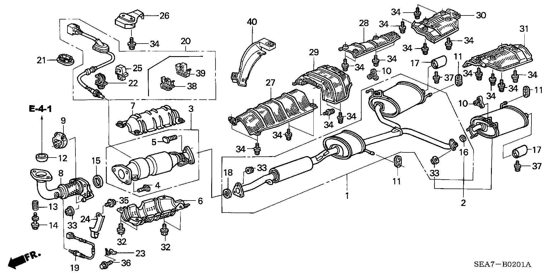 Honda 36532RADL12 - Sonda Lambda aaoparts.ro