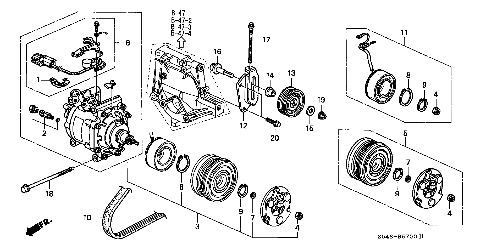 Honda 38810P2A016 - Compresor, climatizare aaoparts.ro