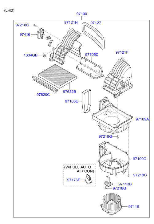 Buessing 97133-2H000 - Filtru, aer habitaclu aaoparts.ro