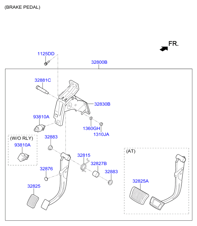 KIA-HYUNDAI 93810-3S700 - Comutator lumini frana aaoparts.ro