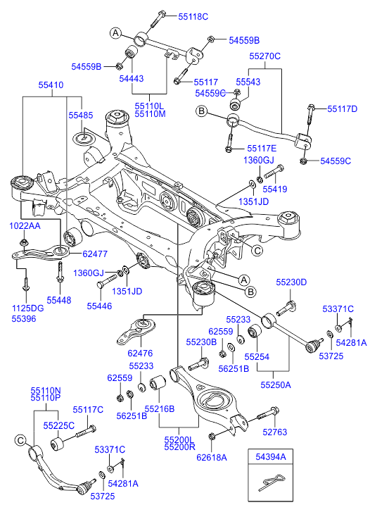 KIA 1022510007K - Nut - self-locking aaoparts.ro