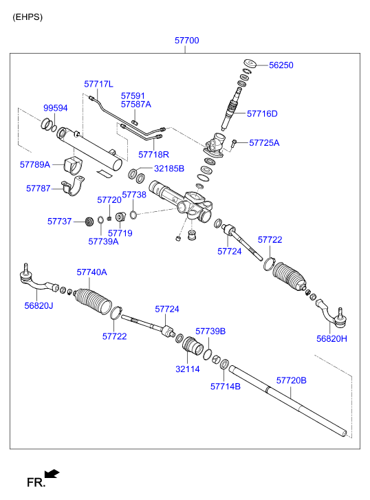 KIA-HYUNDAI 57740-3A000 - Ansamblu burduf, directie aaoparts.ro