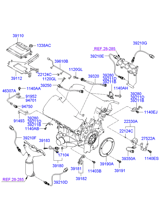 KIA 3921037533 - Sonda Lambda aaoparts.ro