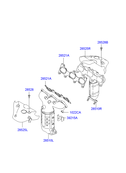 KIA 2851037520 - Catalizator aaoparts.ro