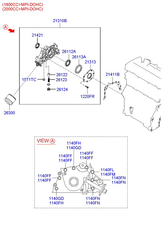 KIA 2630035502 - Filtru ulei aaoparts.ro