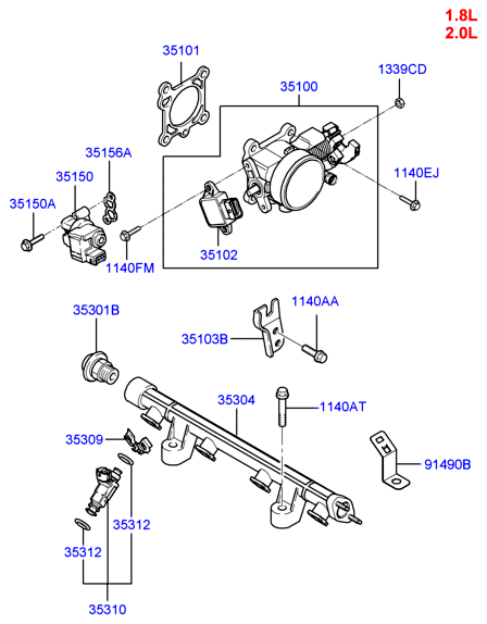 KIA-HYUNDAI 35312 22000 - Inel etansare, injector aaoparts.ro