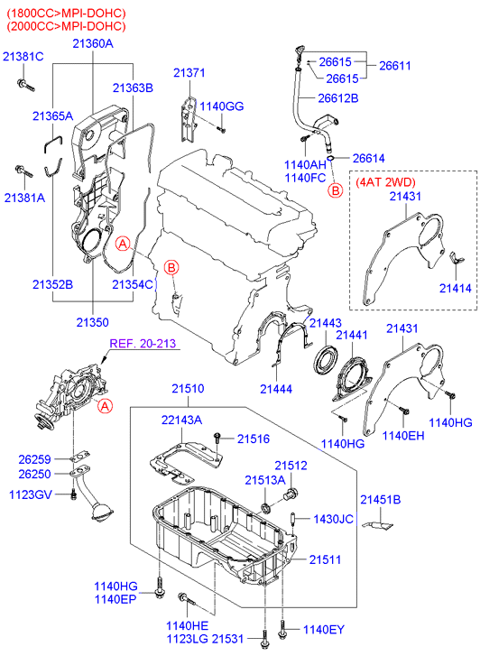 KIA-HYUNDAI 21443-33005 - Simering, arbore cotit aaoparts.ro