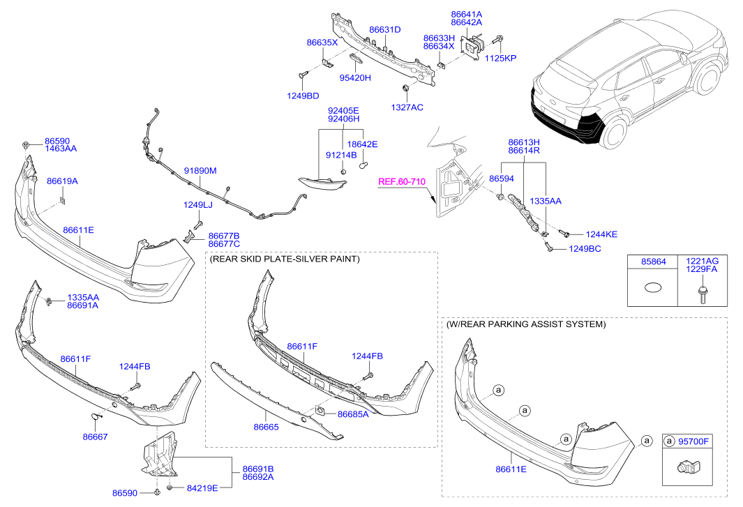 KIA-HYUNDAI 86631D7000 - Suport,tampon aaoparts.ro