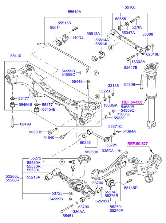 KIA 55215 3R000 - Suport,trapez aaoparts.ro