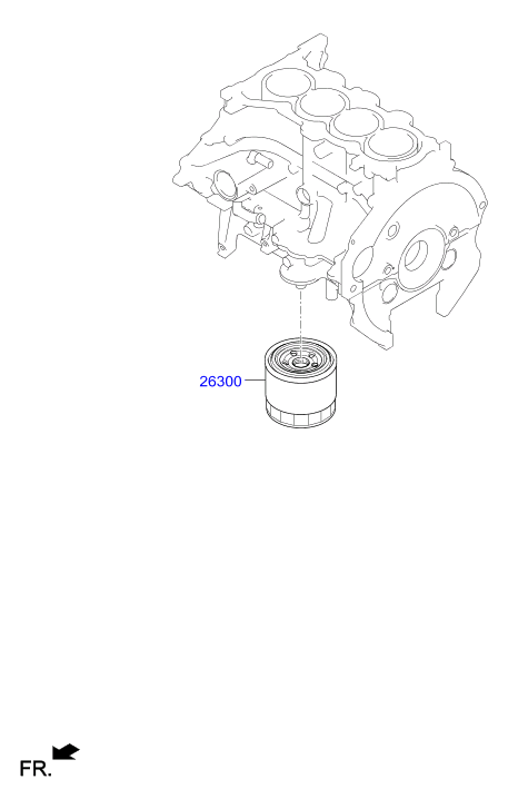 GALLOPER 2630035504 - Filter assy - engine oil aaoparts.ro