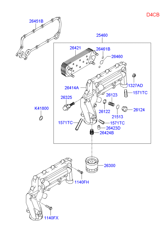 KIA 264514A200 - Garnitura aaoparts.ro