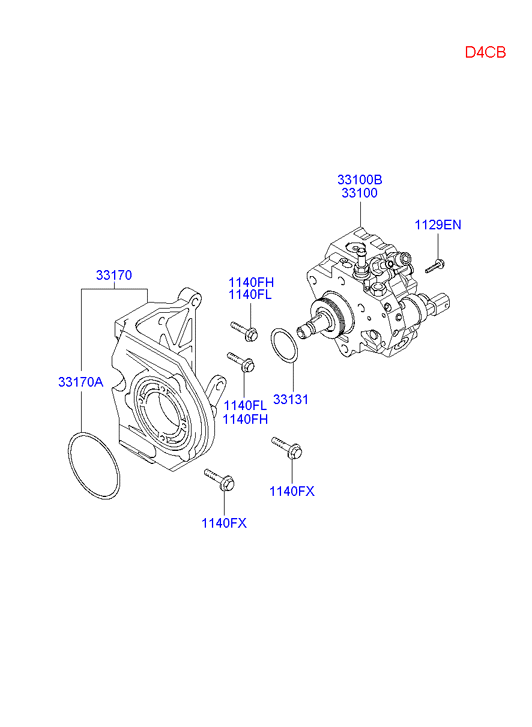 KIA-HYUNDAI 331004A010 - Pompa de injectie aaoparts.ro