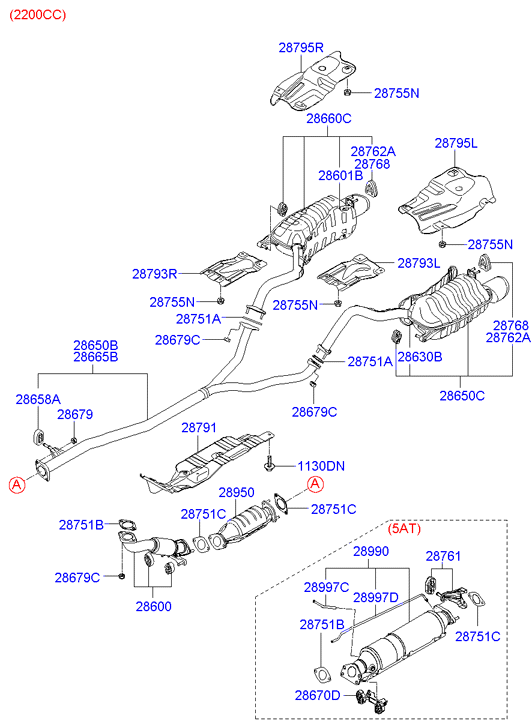 Hyundai 2895027810 - Catalizator aaoparts.ro