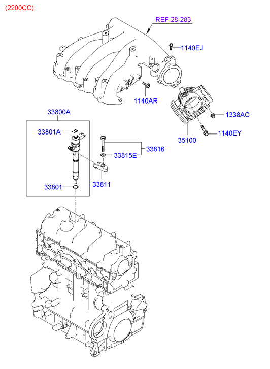 Hyundai 33818-27000 - Inel etansare, locas diuza aaoparts.ro