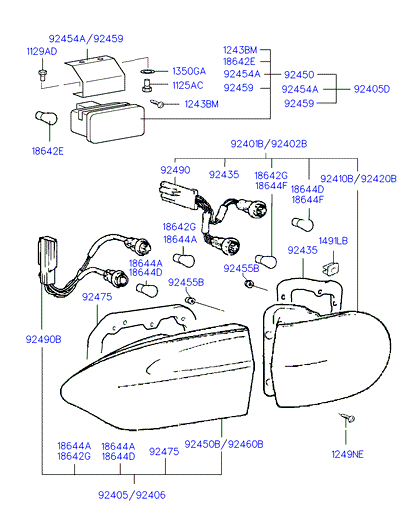 KIA 18642-21008E - Bec incandescent, bec lumina zi aaoparts.ro