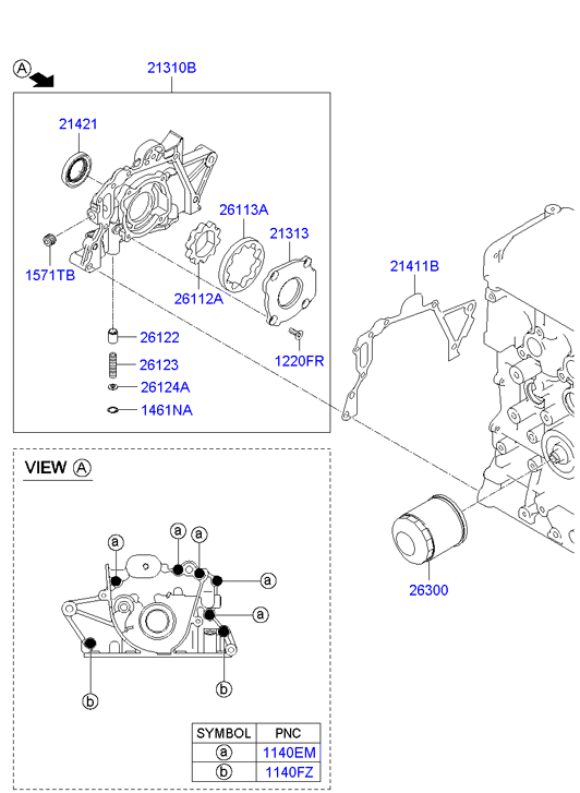 MAZDA 2630002750 - Filtru ulei aaoparts.ro