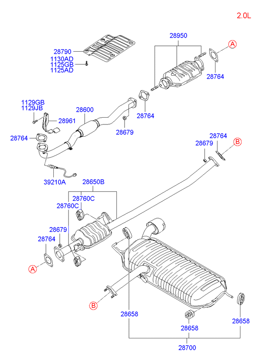 KIA 3921023750 - Sonda Lambda aaoparts.ro