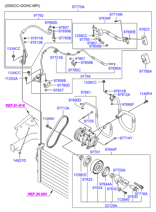 KIA-HYUNDAI 97701-2H040 - Compresor, climatizare aaoparts.ro
