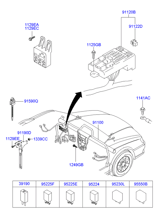 KIA-HYUNDAI 952252D000 - Releu, ABS aaoparts.ro