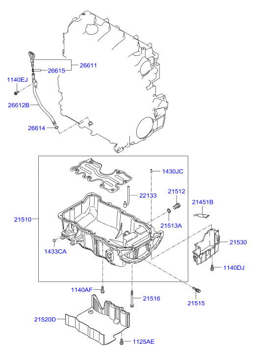KIA-HYUNDAI 26614-35010 - Garnitura, suruburi capac supape aaoparts.ro