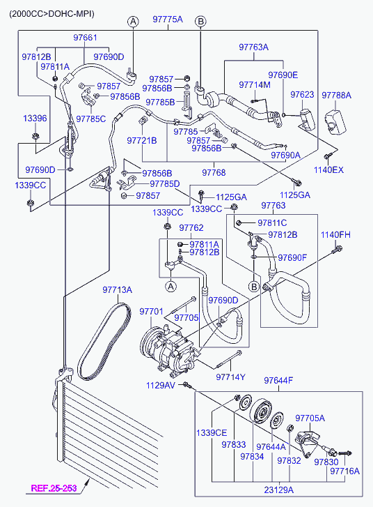 KIA-HYUNDAI 97701-2H002 - Compresor, climatizare aaoparts.ro