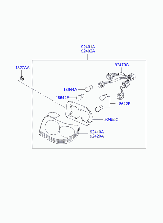 KIA-HYUNDAI 18644-21058 - Bec incandescent, bec lumina zi aaoparts.ro