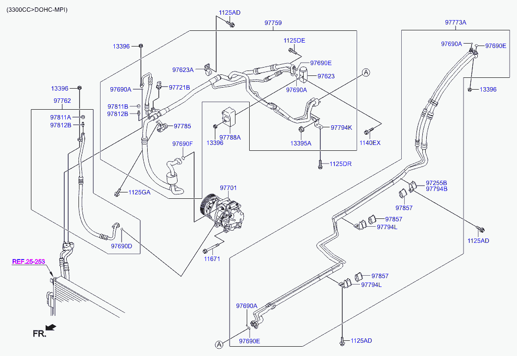 KIA-HYUNDAI 97701-2W000 - Compresor, climatizare aaoparts.ro