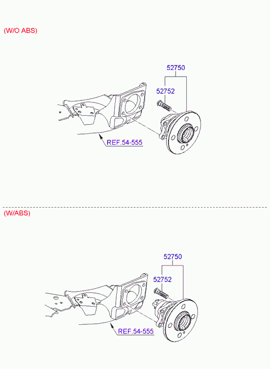 KIA-HYUNDAI 52712-25000 - Bolt roata aaoparts.ro