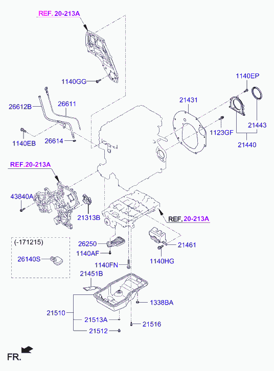 KIA-HYUNDAI 21443-4A800 - Simering, arbore cotit aaoparts.ro