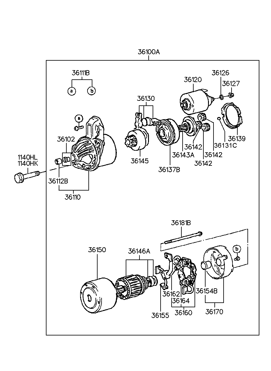 Hyundai (BEIJING) 36155-32510 - Perie, electromotor aaoparts.ro