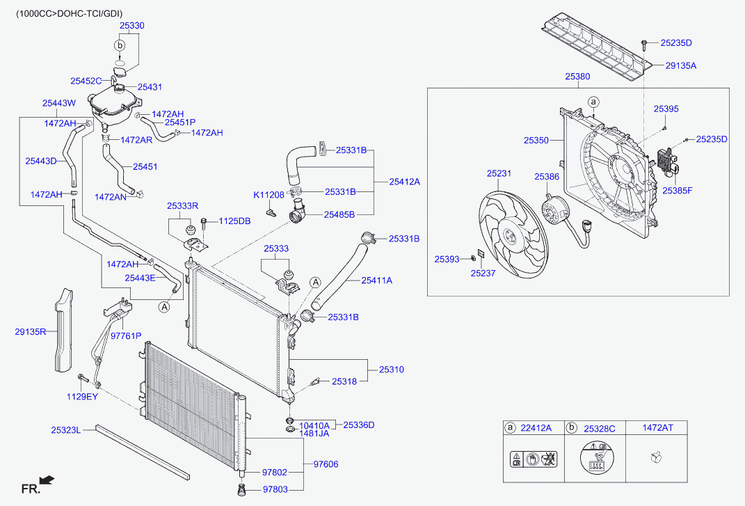 Hyundai 25330-B1000 - Buson,radiator aaoparts.ro