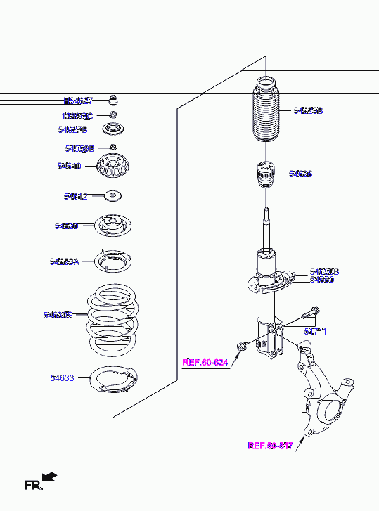 Hyundai 54650C8100 - Amortizor aaoparts.ro