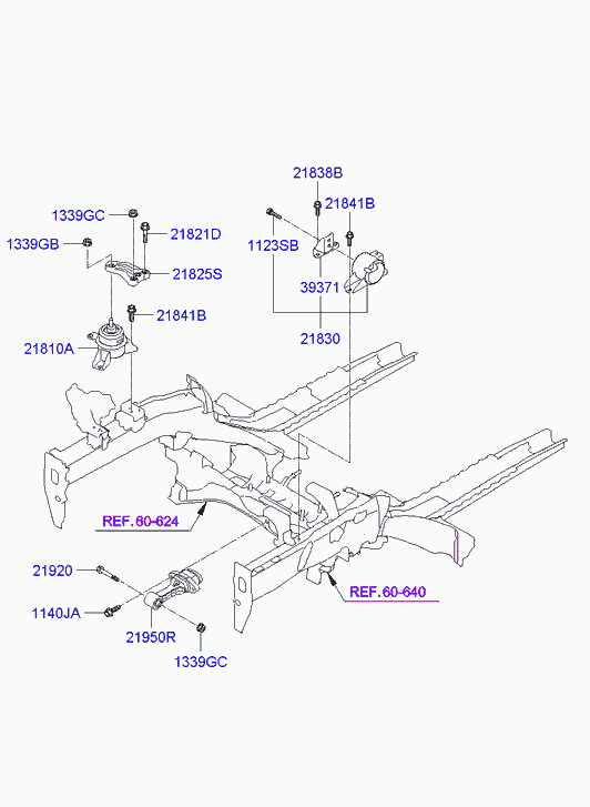 Hyundai 1339610007K - Piulita,galeria de evacuare aaoparts.ro