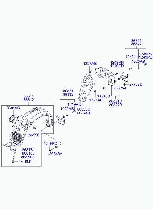 KIA-HYUNDAI 8775535000 - Clips, acoperire decorativa si protectie aaoparts.ro