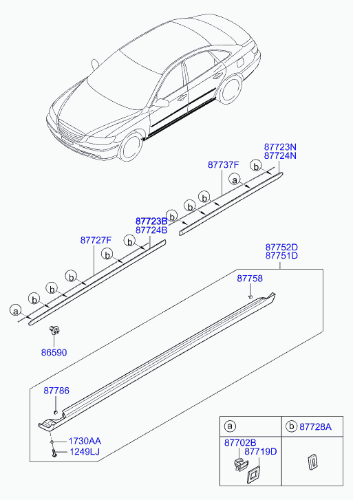 KIA-HYUNDAI 8775837000 - Clips, acoperire decorativa si protectie aaoparts.ro