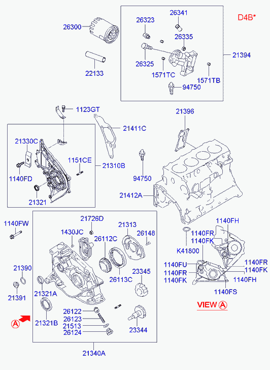 KIA-HYUNDAI 0K551-10602 - Simering, arbore cotit aaoparts.ro