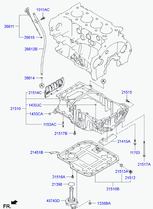 KIA-HYUNDAI 26614-35020 - Garnitura, suruburi capac supape aaoparts.ro