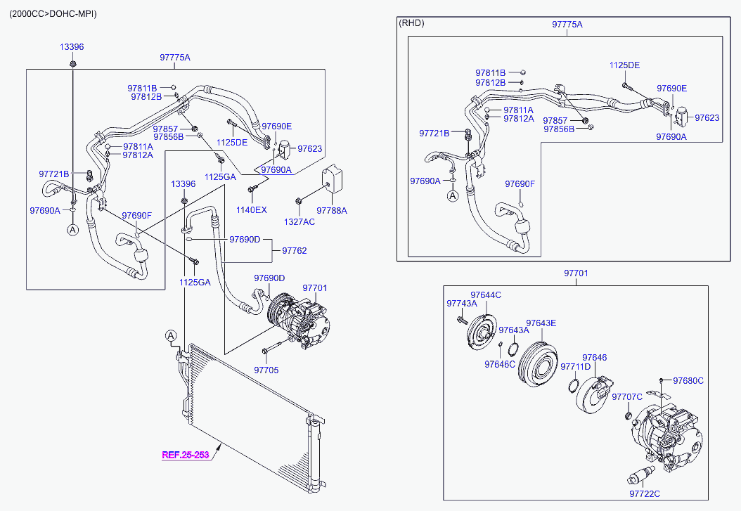 KIA-HYUNDAI 97701-2Y000 - Compresor, climatizare aaoparts.ro