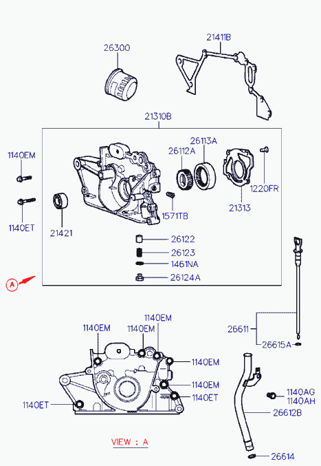 MAZDA 2630002500 - Filtru ulei aaoparts.ro