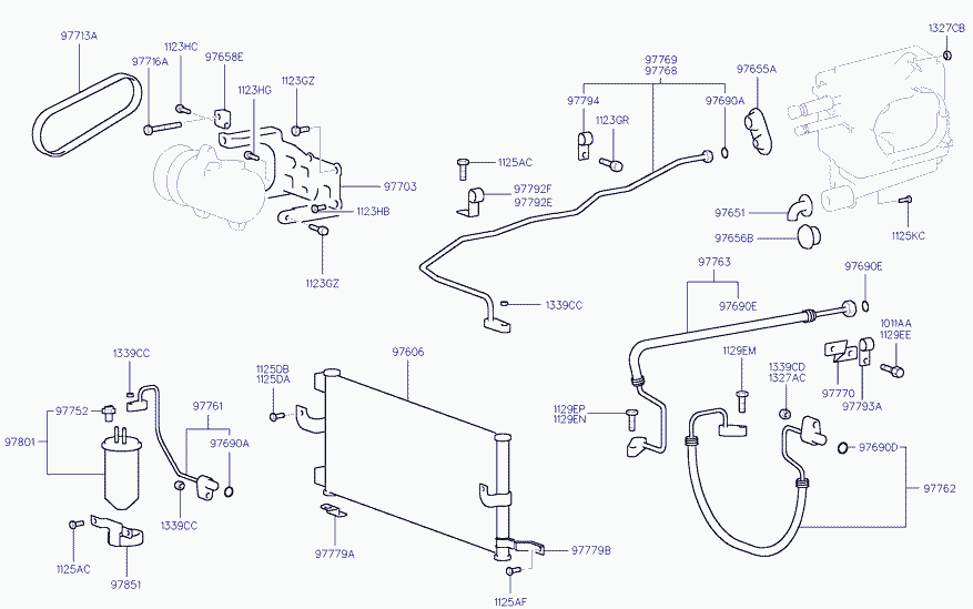 Hyundai 9769022000 - Garnitura, galerie admisie aaoparts.ro