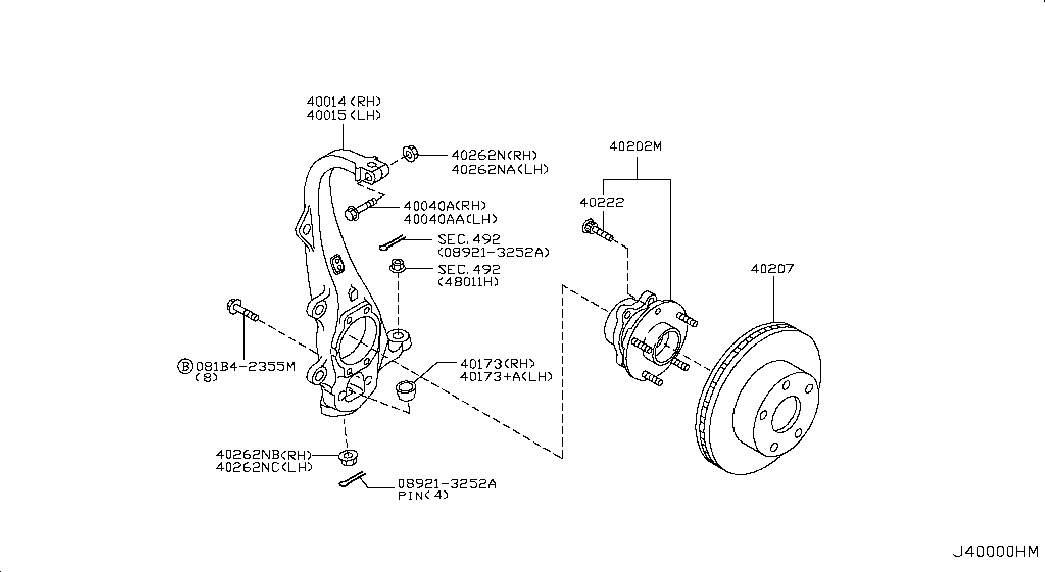 NISSAN 40206EG000 - Disc frana aaoparts.ro