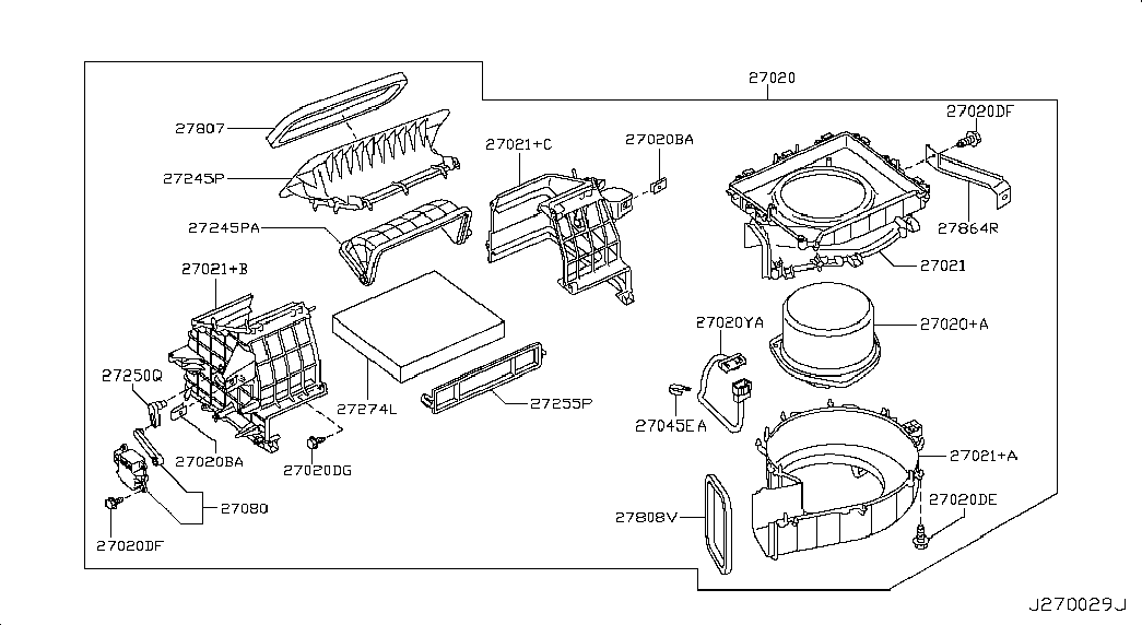 NISSAN B7277-1CA1A - Filtru, aer habitaclu aaoparts.ro