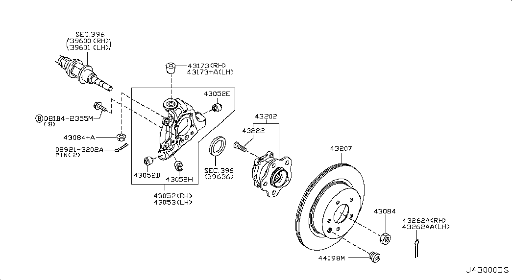 Infiniti 43206 EG000 - Disc frana aaoparts.ro