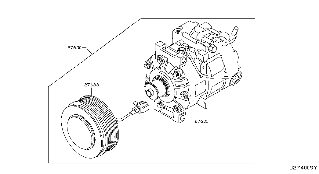 NISSAN 92600-JK21A - Compresor, climatizare aaoparts.ro