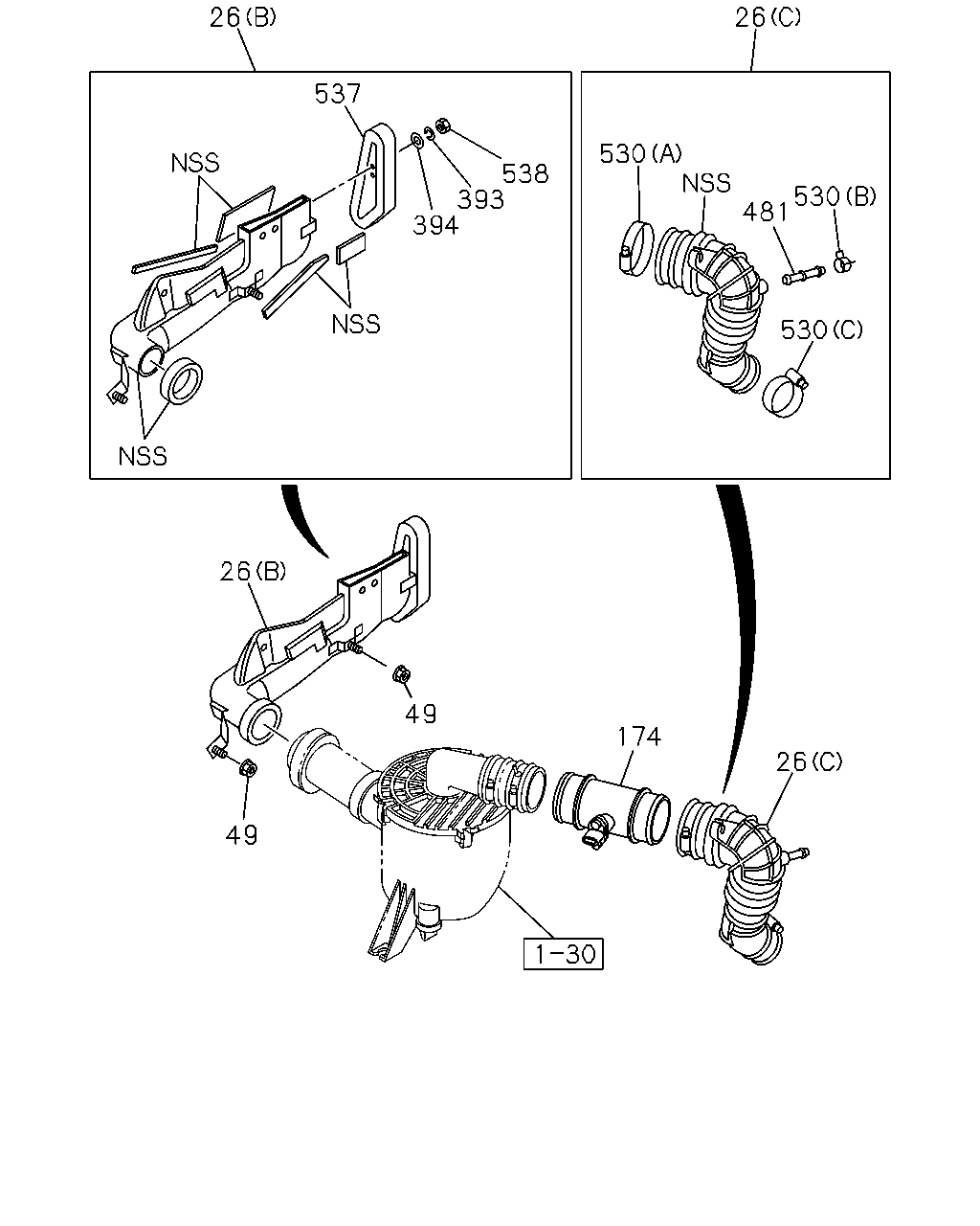 ISUZU 8-97253-456-1 - Senzor debit aer aaoparts.ro