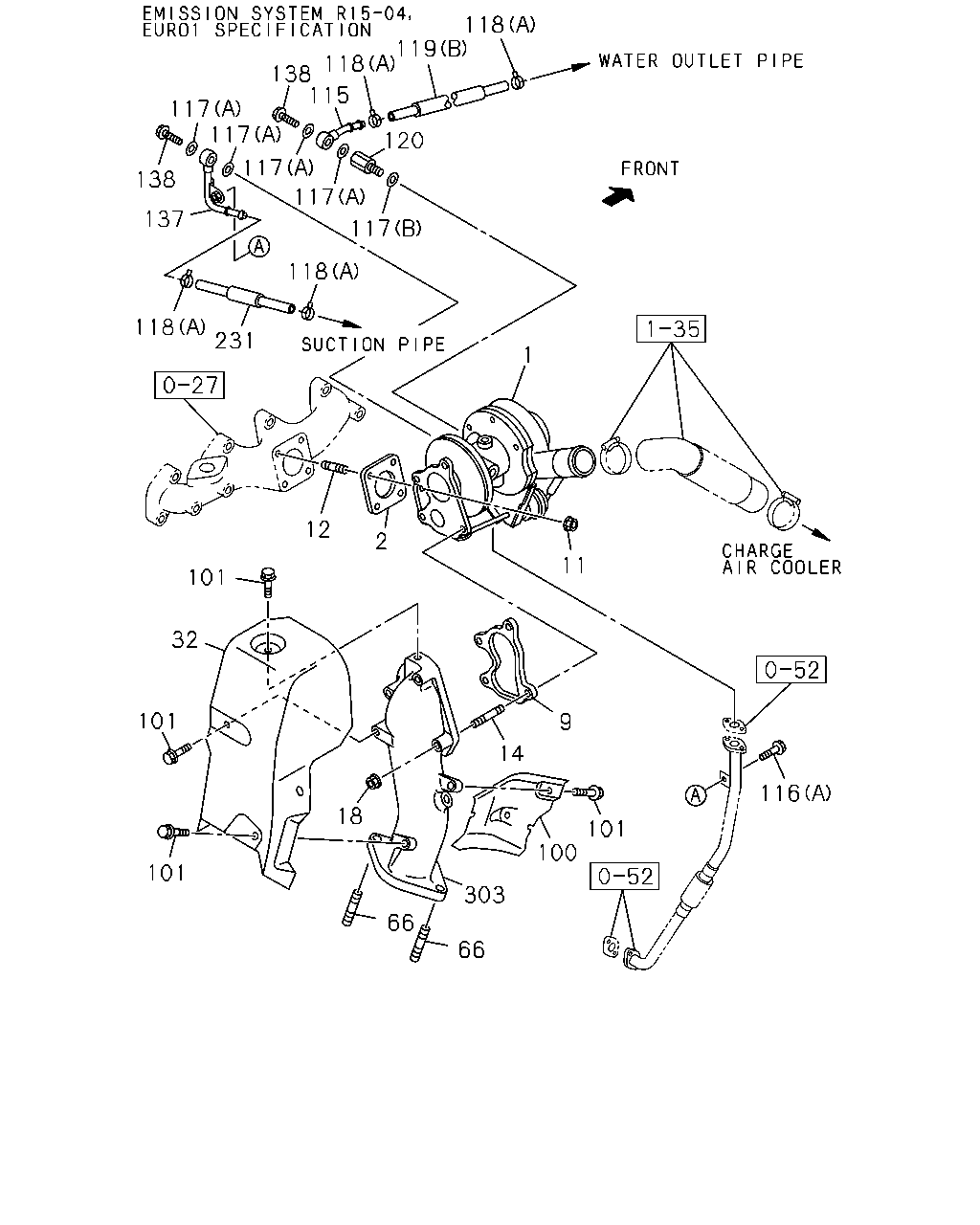 ISUZU 8-97378-060-0 - Surub, galerie evacuare aaoparts.ro