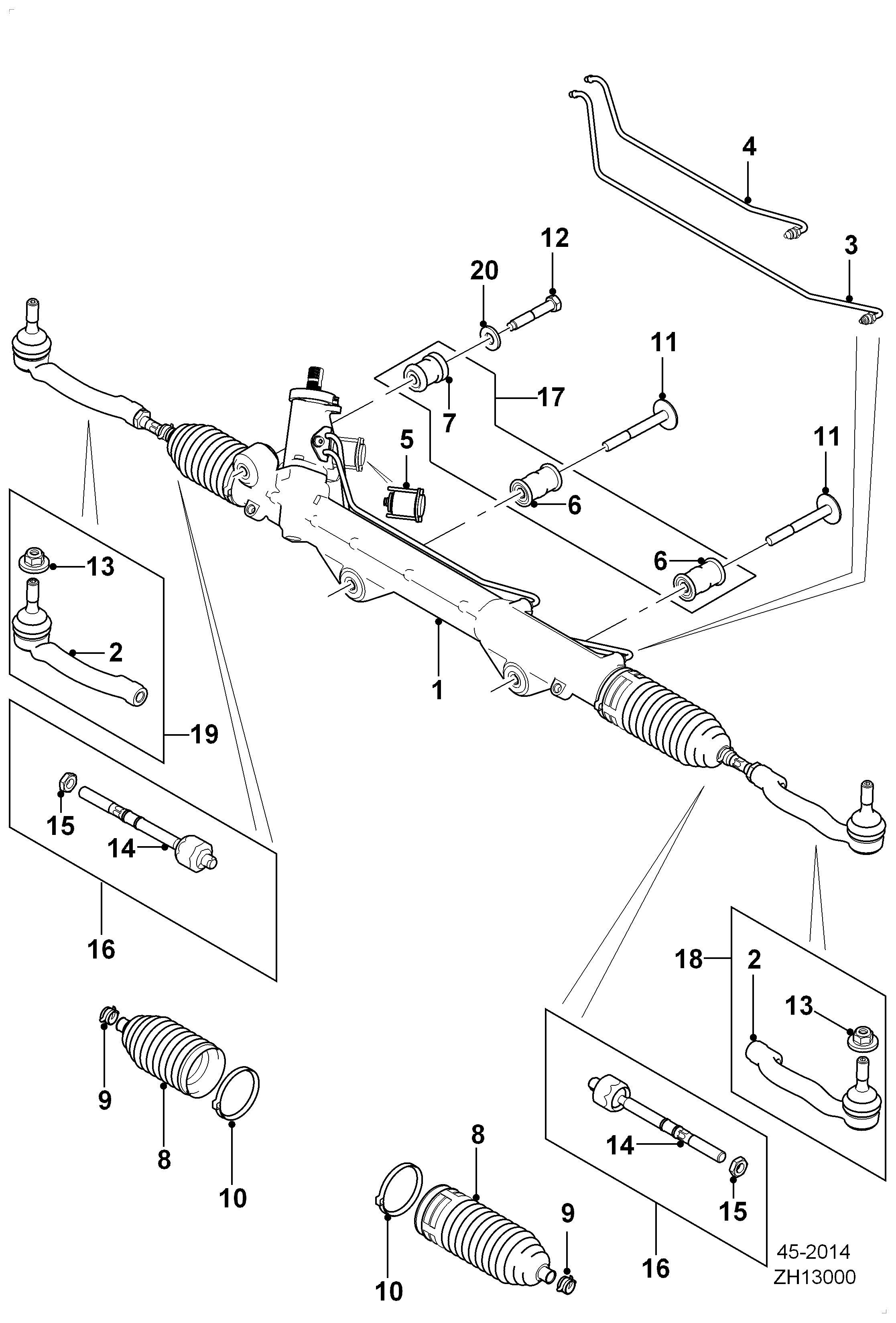Delphi TA3256 - Articulatie axiala, cap de bara aaoparts.ro