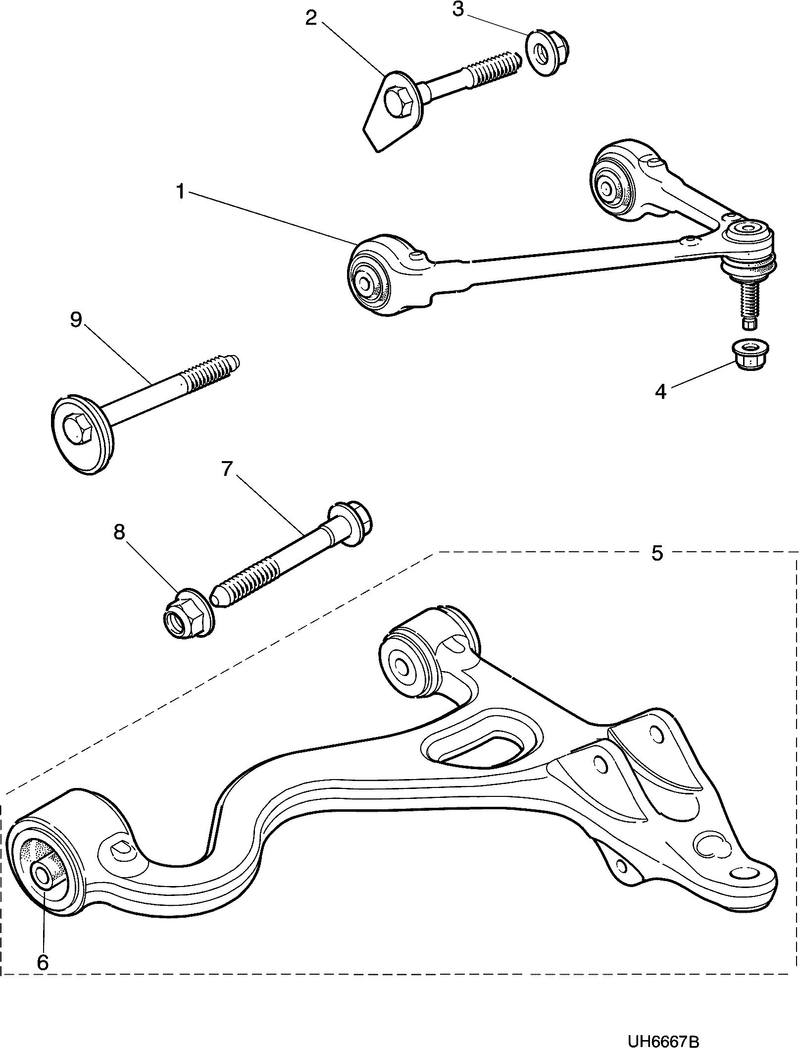 Jaguar XR8 8758 - Brat, suspensie roata aaoparts.ro