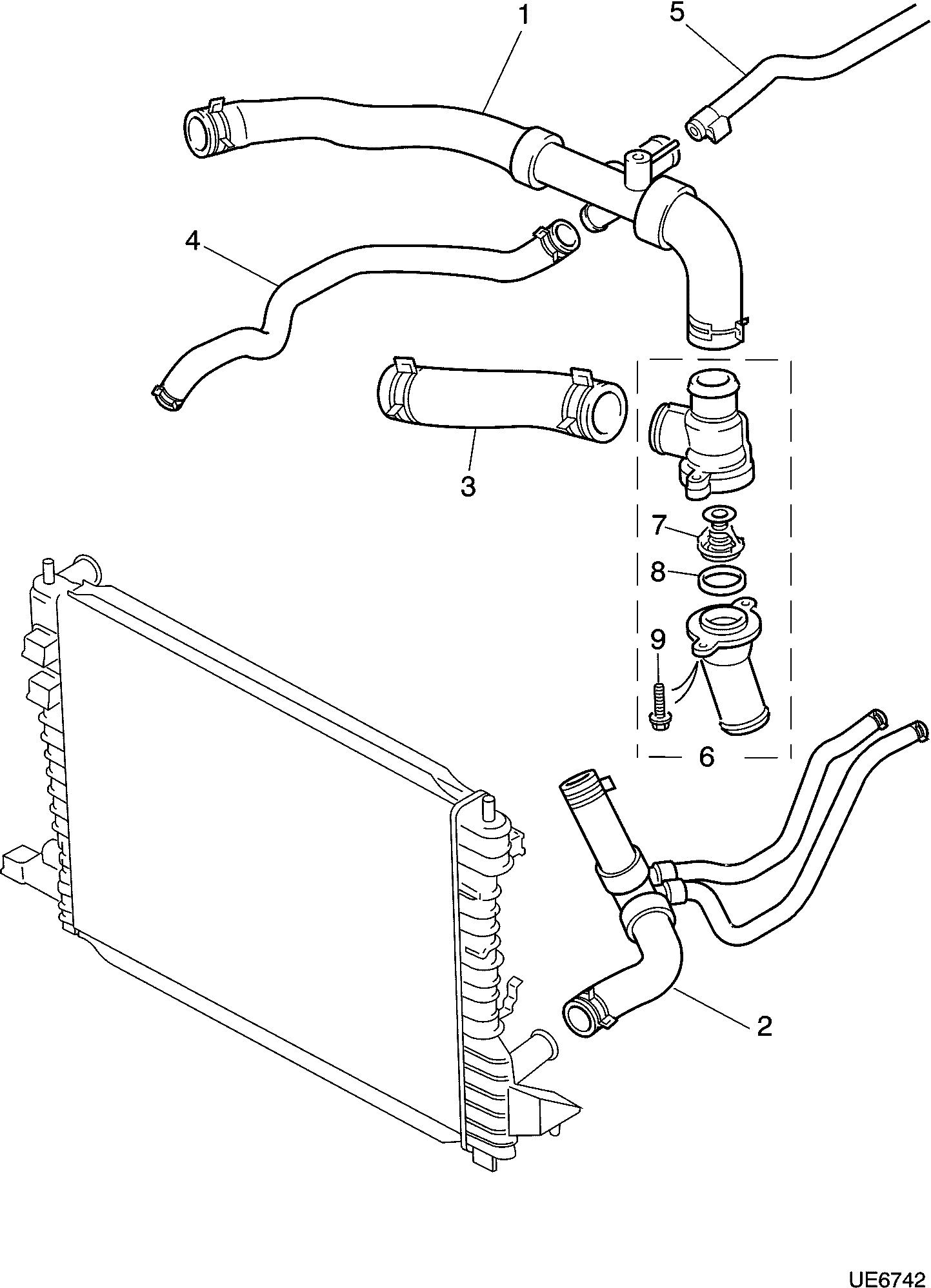 Jaguar XR8 5153 - Termostat,lichid racire aaoparts.ro